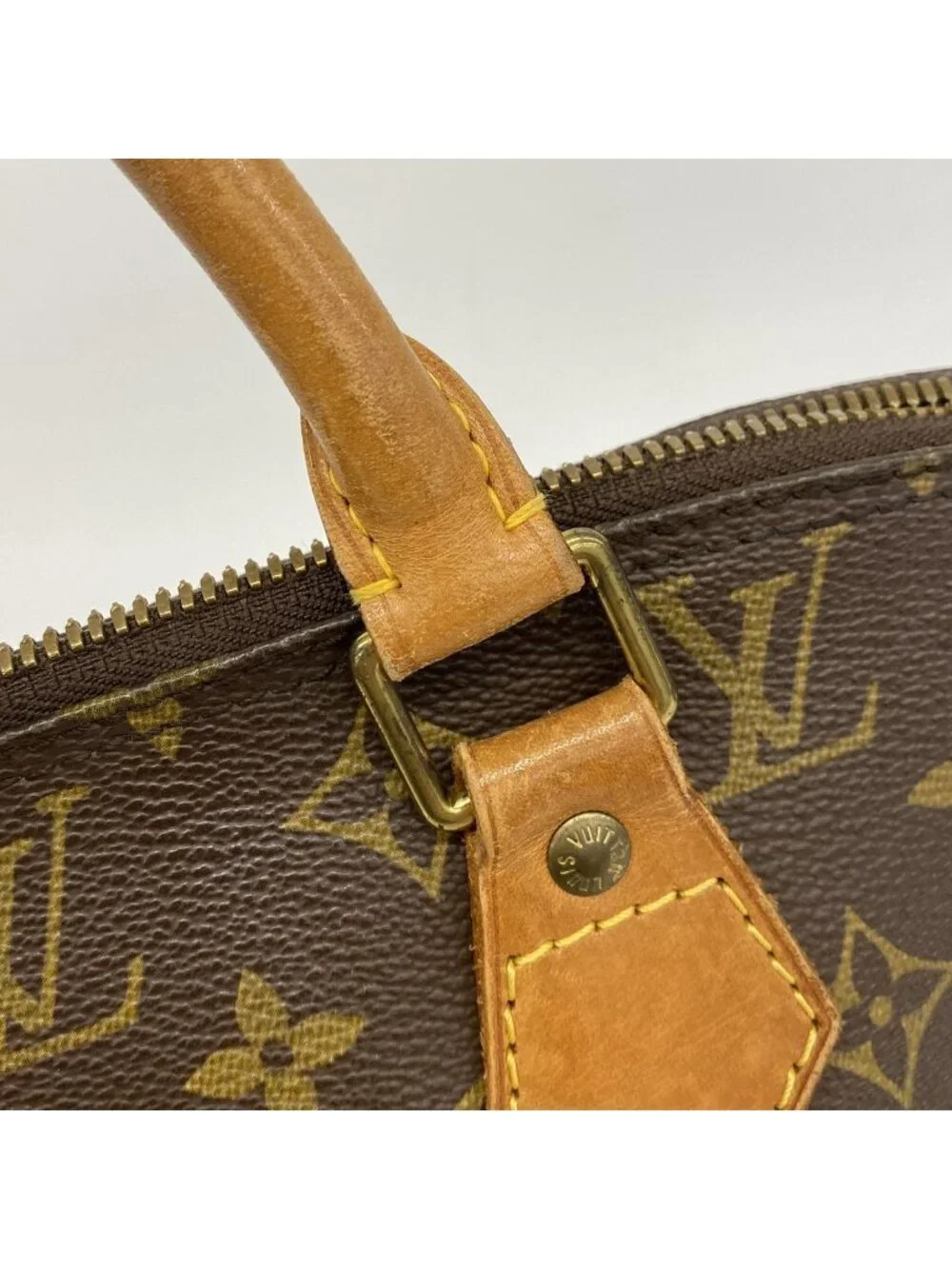 Louis Vuitton Handbag Monogram Alma Brown